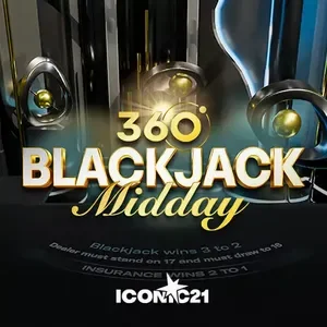 Blackjack 360 Midday - Live bij Aureon